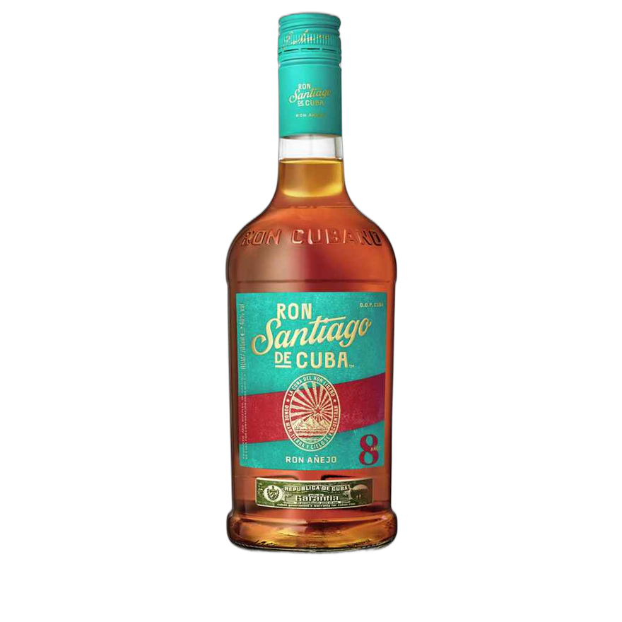 Ron Santiago de Cuba 8 años